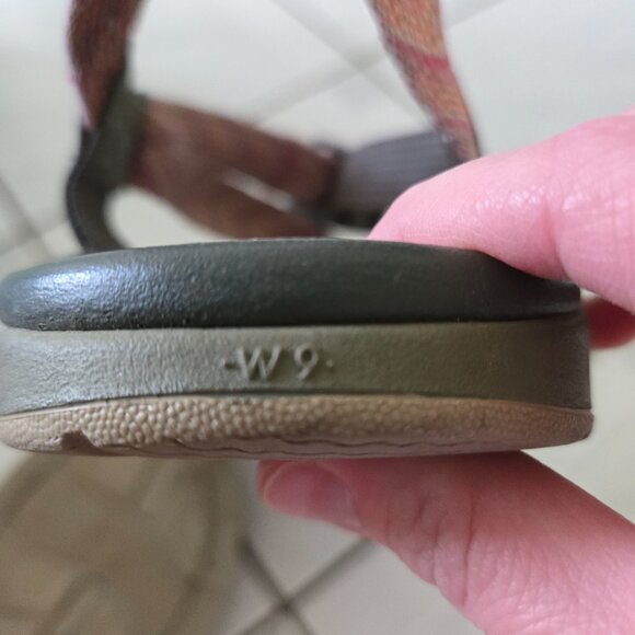 Chaco Z/Volv Scaled Royal Orange Purple 9 - Picture 5 of 5